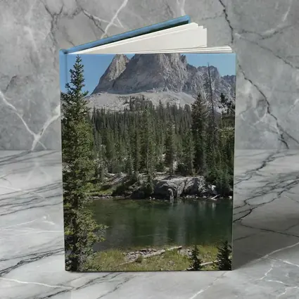 Rocky Mountain Peak Above Alpine Lake
