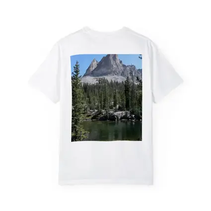 Rocky Mountain Peak Above Alpine Lake