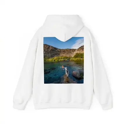 Border Collie Dog by Canyon River