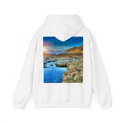 Mountain Stream Sunrise Alpine Valley Landscape