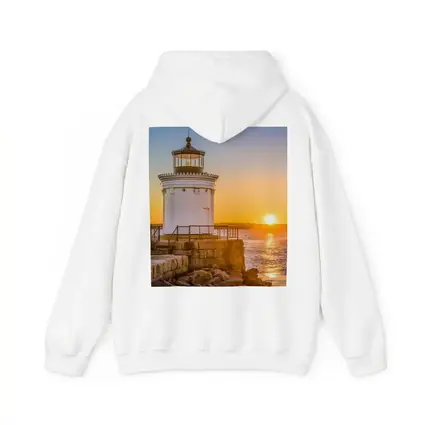 Portland Breakwater Lighthouse Sunset Ocean View