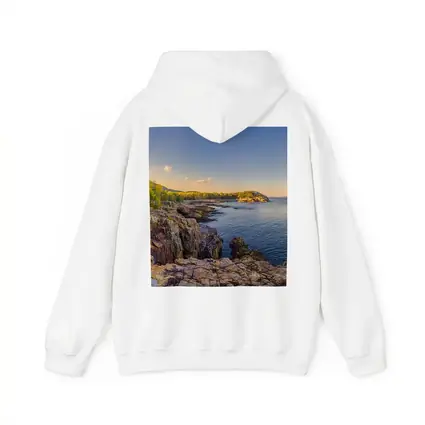 Rocky Coastal Cliffs at Golden Hour Sunset