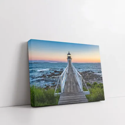 Marshall Point Lighthouse Coastal Sunset View