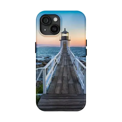 Marshall Point Lighthouse Coastal Sunset View