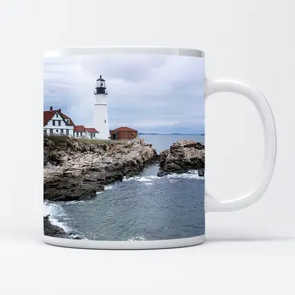 Portland Head Lighthouse Rocky Maine Coastline