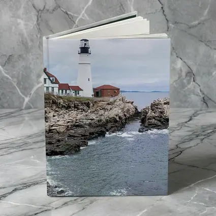 Portland Head Lighthouse Rocky Maine Coastline