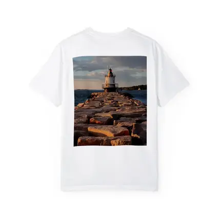 Spring Point Ledge Lighthouse Rocky Breakwater Maine