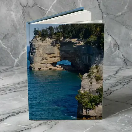 Pictured Rocks Arch Cliffs Lake Superior