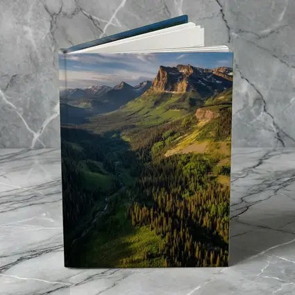 Rocky Mountain Valley Forest Aerial Landscape