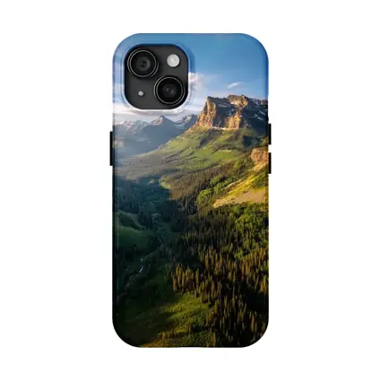 Rocky Mountain Valley Forest Aerial Landscape