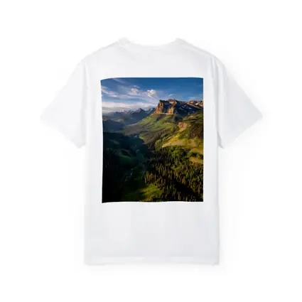 Rocky Mountain Valley Forest Aerial Landscape
