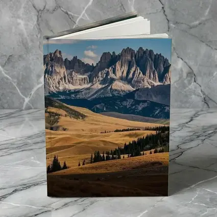 Dolomites Rocky Peaks Golden Rolling Hills