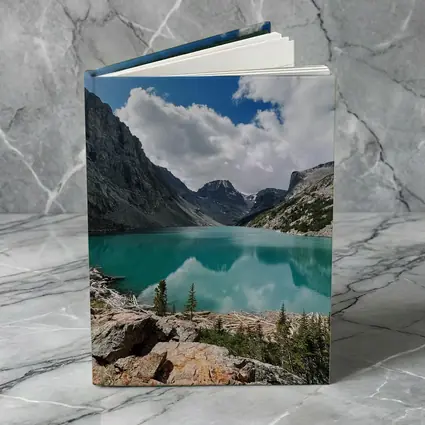 Turquoise Alpine Lake Rocky Mountain Landscape