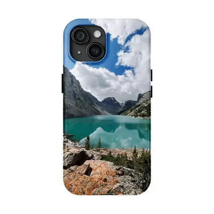 Turquoise Alpine Lake Rocky Mountain Landscape
