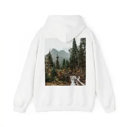 Mountain Waterfall Forest Autumn Rocky Landscape