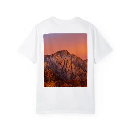 Sierra Nevada Mountain Peak Sunset Glow