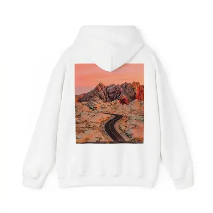 Winding Desert Road Red Rock Sunset