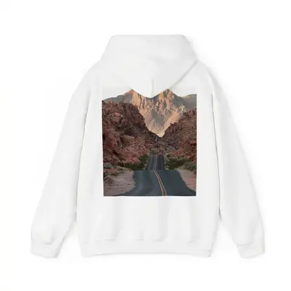 Desert Road Through Red Rock Canyon