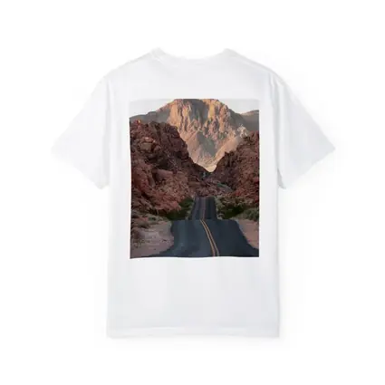 Desert Road Through Red Rock Canyon
