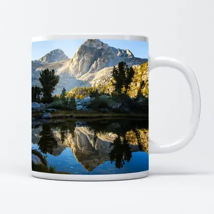Mountain Peak Reflected in Alpine Lake