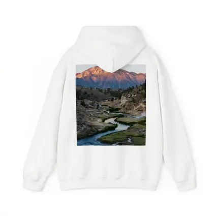 Winding River Valley Mountain Sunrise Landscape