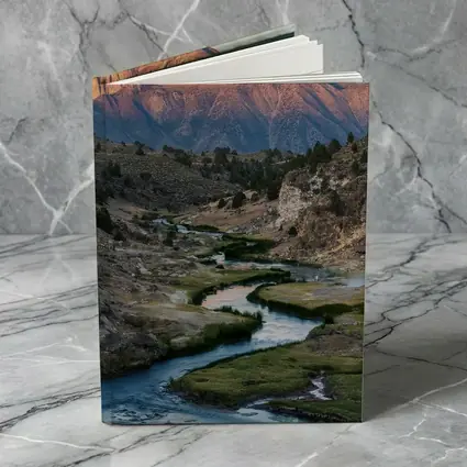 Winding River Valley Mountain Sunrise Landscape