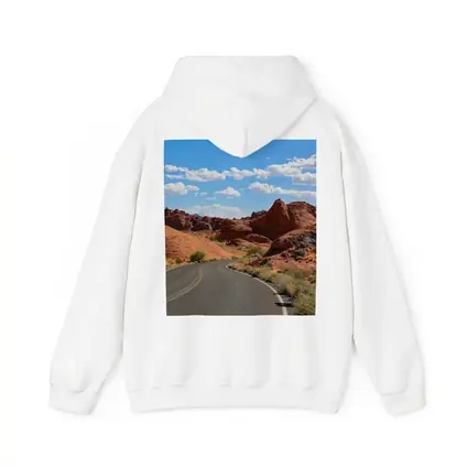 Red Rock Canyon Desert Road Blue Sky