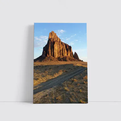 Shiprock Rock Formation New Mexico Desert