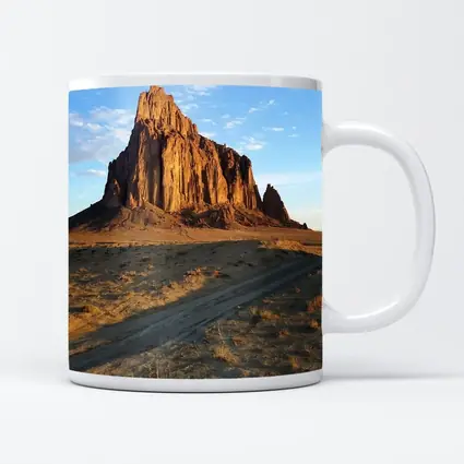 Shiprock Rock Formation New Mexico Desert