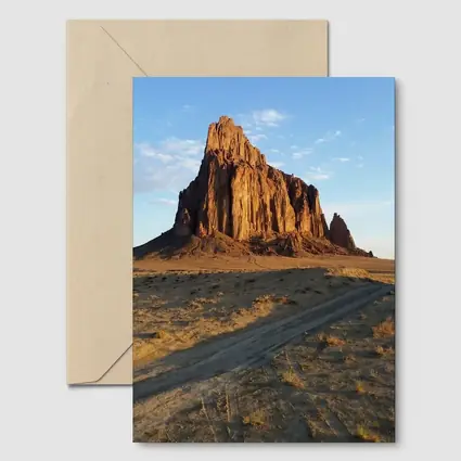 Shiprock Rock Formation New Mexico Desert