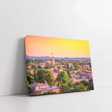 Santa Fe New Mexico Skyline Sunset View