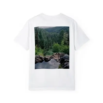 Natural Hot Spring Forest Mountain Valley View