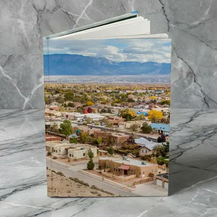 Albuquerque Neighborhood Aerial View Sandia Mountains
