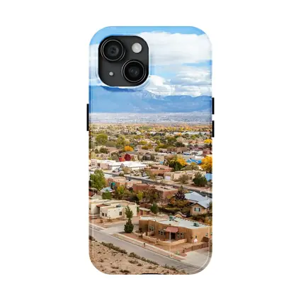 Albuquerque Neighborhood Aerial View Sandia Mountains