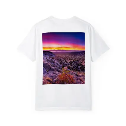 Desert Southwest Sunset Over Rocky Cliffside