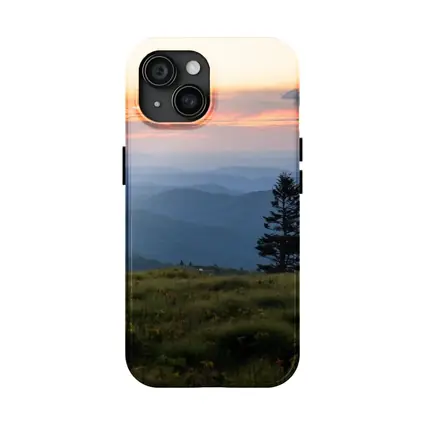 Lone Pine Tree Mountain Sunset Landscape