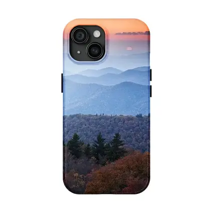 Blue Ridge Mountains Autumn Sunset Landscape