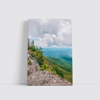 Mountain Overlook Green Forest Valley View