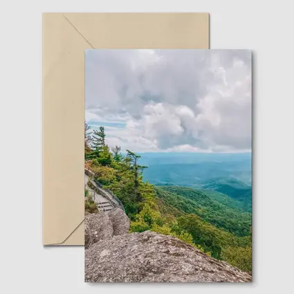 Mountain Overlook Green Forest Valley View