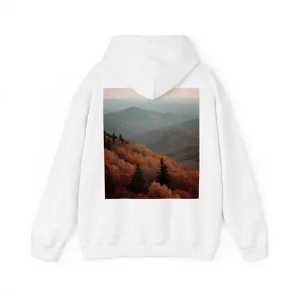 Autumn Mountain Forest Rolling Hills Landscape