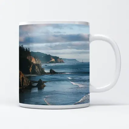 Rocky Pacific Coastline Cliffs Ocean View