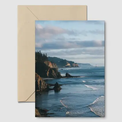 Rocky Pacific Coastline Cliffs Ocean View