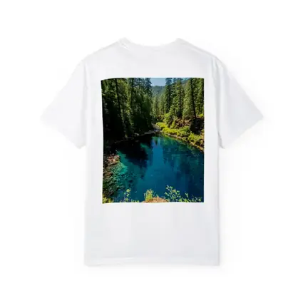 Crystal Blue Forest River Oregon Nature