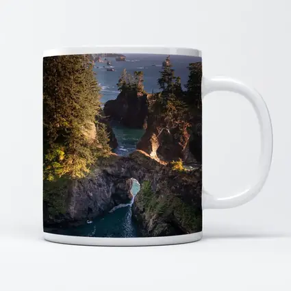 Oregon Coast Rocky Sea Arch Cove