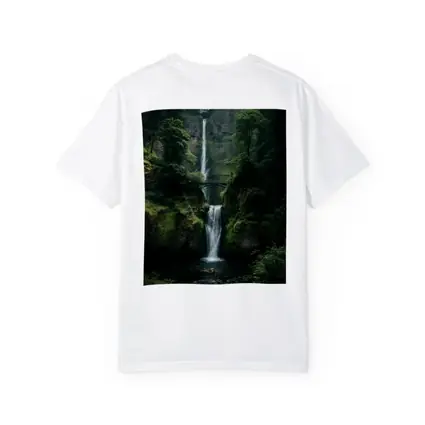 Multnomah Falls Lush Green Forest Oregon