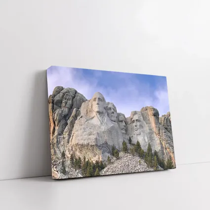 Mount Rushmore Presidents Carved Stone Monument
