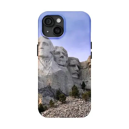 Mount Rushmore Presidents Carved Stone Monument