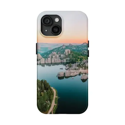 Sylvan Lake South Dakota Sunset Aerial View
