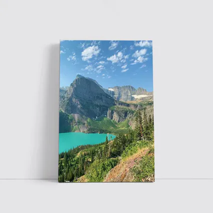 Turquoise Mountain Lake Glacier National Park