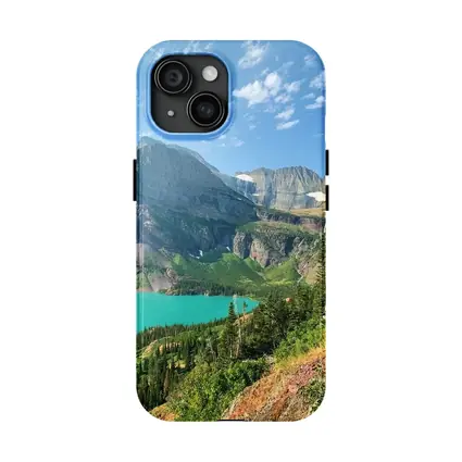 Turquoise Mountain Lake Glacier National Park